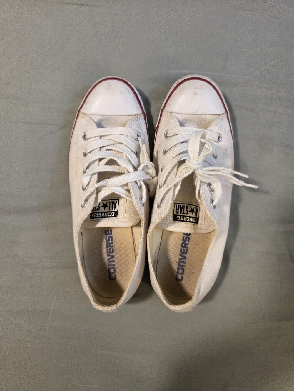 White Converse Size 6